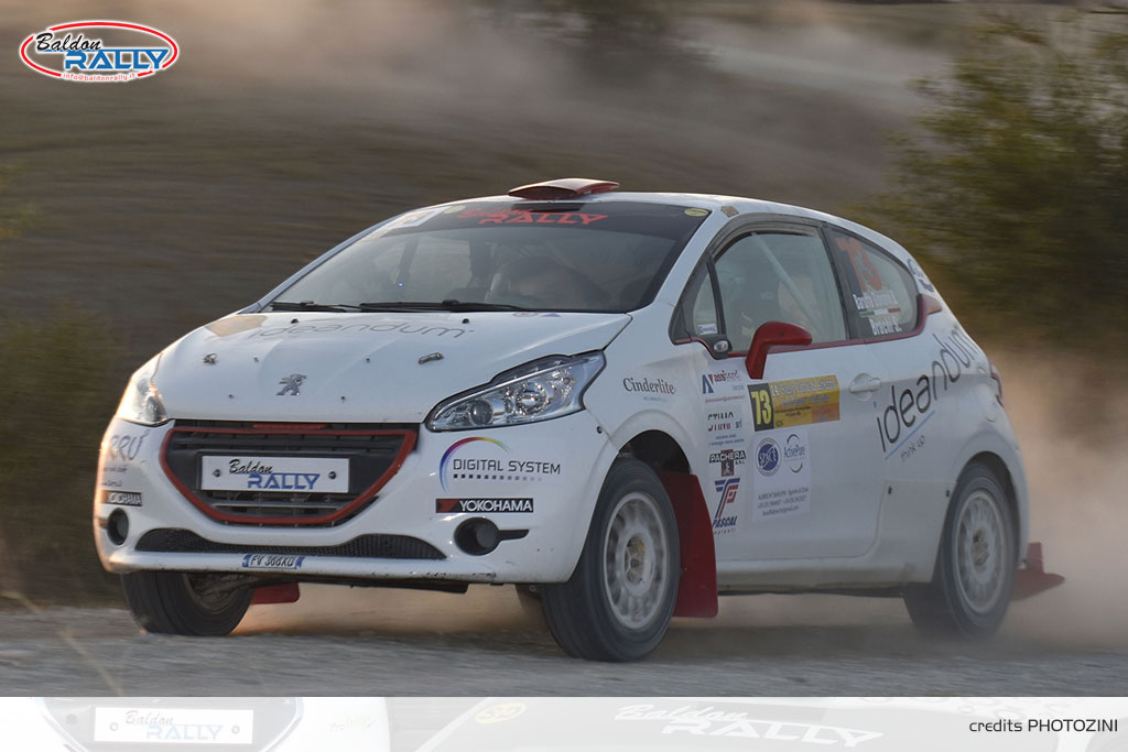 Baruffa al via del San Marino Rally con la Peugeot 208 R2 Baruffa al via del San Marino Rally con la Peugeot 208 R2